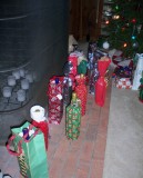 Bottle lineup at Grandparents house