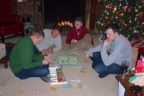 Monopoly during the Christmas afternoon intermission