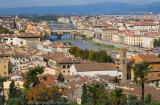West along the Arno with Ponte Vecchio:1