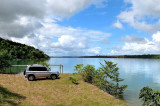 Parking at Lagoa Nova