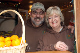 John and Glennda Morse at Morse Farms little retail cottage