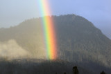 Rainbow at Sawmill Peak, Magalia, California, April 5, 2010