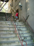 And steep steep stairs!!!