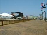 A large lot that used to have a carnival; now the site of music and arts festivals!