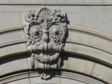 Memorial Hall - Keystone of the Arched Window in the West Pavillion