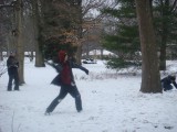 jack throws a snowball