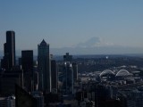Mt Ranier and downtown