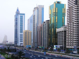 Skyscrapers along  Sheikh Zayed Rd