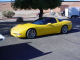 yellow Corvette