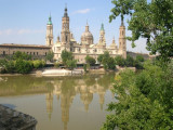 Rio Ebro y Basilica del Pilar