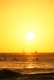 Waikiki Setting Sun