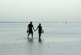Silhouette Maunalua Bay - young love