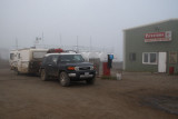 Our rig at Eagle Plains Yukon near the arctic circle: population:approximately 12