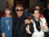 designer Roberto Cavalli and designer Oana Savescu