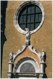 Dtail, faade, Eglise de la Madonna del Orto, Venise 2004