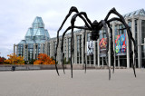 Huge, Metallic Spider at National Art Gallery Grounds