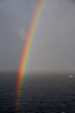 Rainbow on arrival at Barbados