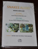 Beware of the snakes.