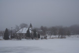 Foggy Mill Pond Church  ~  December 28