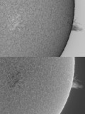 AR 1059 plus prominence 5 April 2010