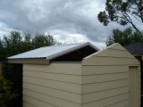 Roof partly open