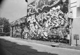 Graffitis in black and white