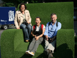 Anja, Li and John in the Big Chair