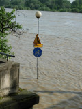 high water, too high to walk or ride