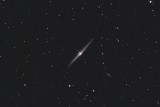 NGC 4565 Edge-on Spiral Galaxy in Coma Berenices