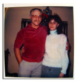 Dad and Jen Christmas 1987