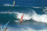 hookipa wind surfers