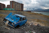 the outskirts of the city of Norilsk and the Nickel works
