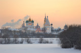 Moscow region. Town of Kolomna. View on Kolomna Kremlin across Moskva-river