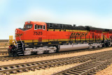 BNSF 7525 firemans side.