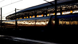 Evening light York station