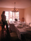 anne and thanksgiving table