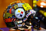 Pittsburgh Steelers mini-helmet designed by Charles Fazzino