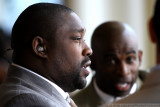 NFL Network analysts Warren Sapp and Deion Sanders