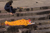Grief at the Pashupatinath temple