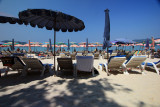 crowded beach in the shores of Patong