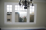 dining room window, looking west