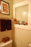 everyone needs a dia de los muertos alter in the bathroom