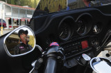 Motorcyclist in Downieville