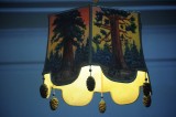 Lampshade Decorated with Sequoia Cones, Wawona Hotel