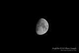 The moon at 720mm (B&W mode, with tripod)