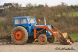 Tractor blue