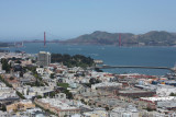 Golden Gate Bridge from Coit Tower