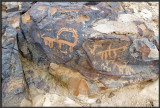 Paleolithic rock paintings in Mt. Karkom