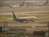 A United 767 starting her roll