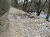 March 28th - The first washout north of Whites Ferry